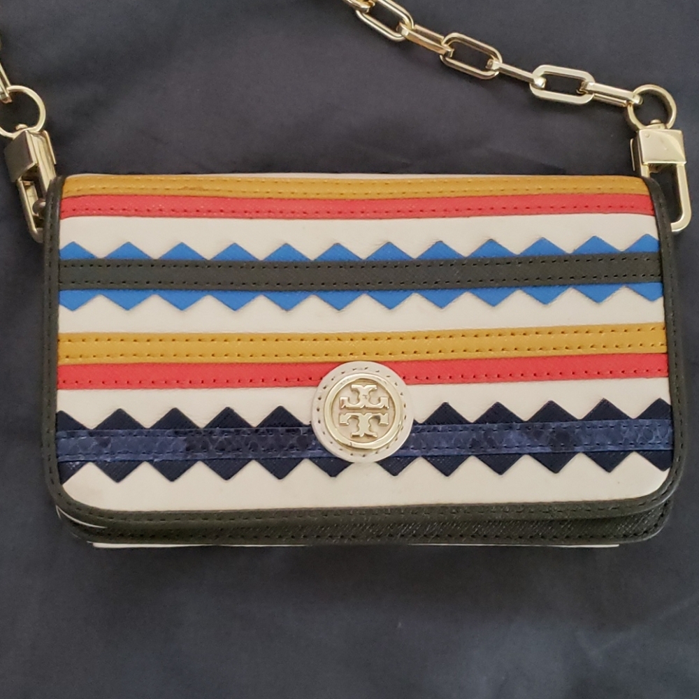 Tory Burch Robinson Zigzag Mini Crossbody